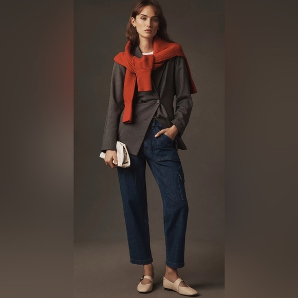 Anthropologie Pilcro Mid-Rise Slim Straight-Leg Jeans size 29 - Picture 2 of 7